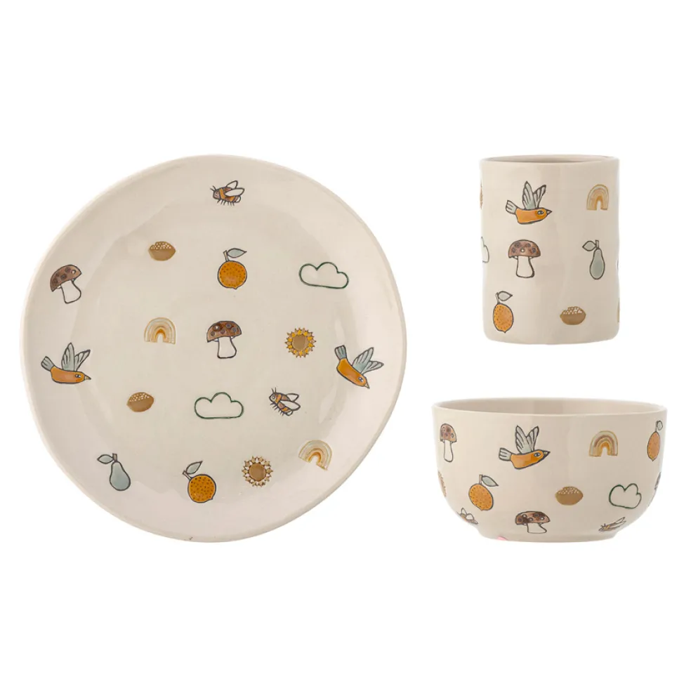 Bloomingville Agnes Geschirr-Set 3-teilig