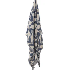 Bloomingville Decke Santena Blau