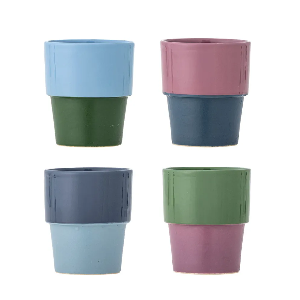 Bloomingville Ewan Becher Bunt 4er-Set