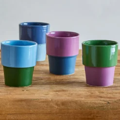 Bloomingville Ewan Becher Bunt 4er-Set