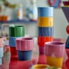 Bloomingville Ewan Becher Bunt 4er-Set