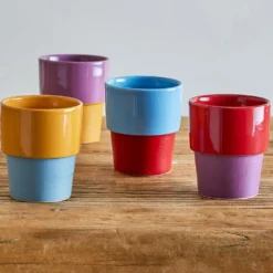 Bloomingville Ewan Becher Bunt 4er-Set