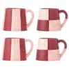 Bloomingville Floki Becher Rose 4er-Set