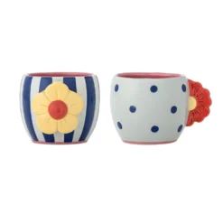Bloomingville Haisy Tasse Bunt 2er-Set