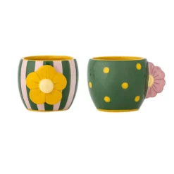 Bloomingville Haisy Tasse Bunt 2er-Set