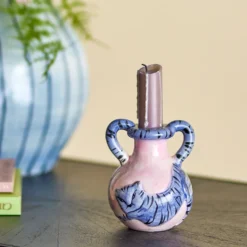 Bloomingville Kerzenhalter Ryker Blau