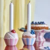 Bloomingville Kerzenhalter Chip Bunt 2er-Set