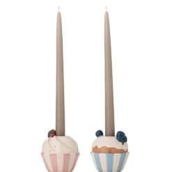 Bloomingville Kerzenhalter Chip Bunt 2er-Set