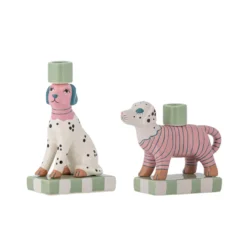 Bloomingville Kerzenhalter Doglie Rose 2er-Set