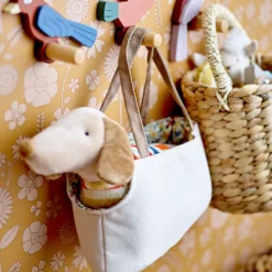 Bloomingville Kuscheltier Hund inkl. Tasche