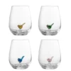 Bloomingville Misa Trinkglas Bunt 4er-Set