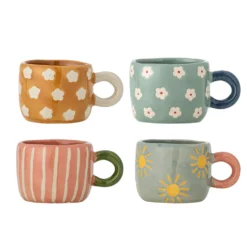 Bloomingville Nini Tasse Bunt 4er-Set