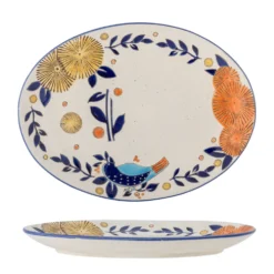 Bloomingville Servierplatte Lynna Blue