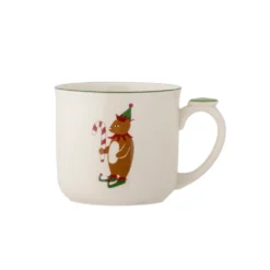 Bloomingville Tasse mit Deckel und Teesieb Valentin Grün