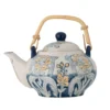Bloomingville Teekanne mit Teesieb Myah Blau