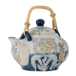 Bloomingville Teekanne mit Teesieb Myah Blau