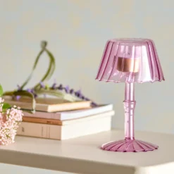 Bloomingville Teelichthalter Cisco Rose 18 cm