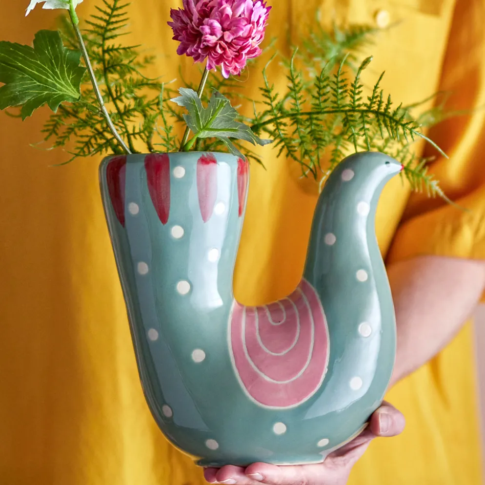 Bloomingville Vase Trudy Grün