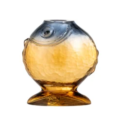 Bloomingville Vase Varga Gelb Glas