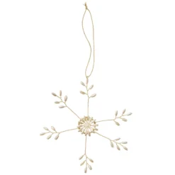Bungalow Denmark Anhänger mit Perlen Star Ø13cm Gia Pearl