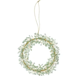 Bungalow Denmark Anhänger mit Perlen Kranz Ø13cm Mio Jade