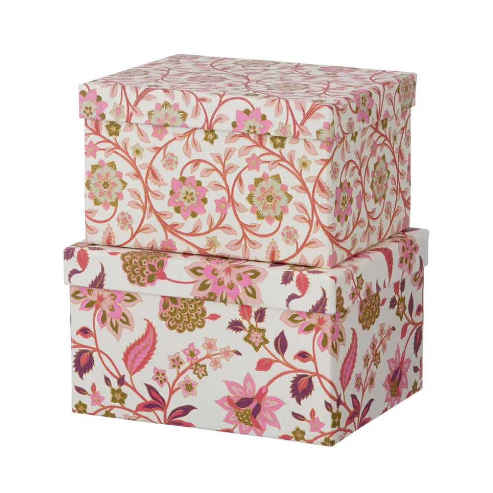 Bungalow Denmark Box Brick Divya Cerise 2er-Set