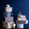 Bungalow Denmark Box länglich L Bindiya Indigo 2er-Set