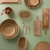 Bungalow Denmark Brotkorb Rattan Oval S