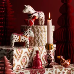 Bungalow Denmark Deko-Pferd Mythical Horse Cerise