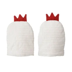 Bungalow Denmark Eierwärmer Chickens White 2er-Set