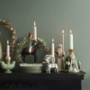 Bungalow Denmark Kerzenhalter Santa Ivy