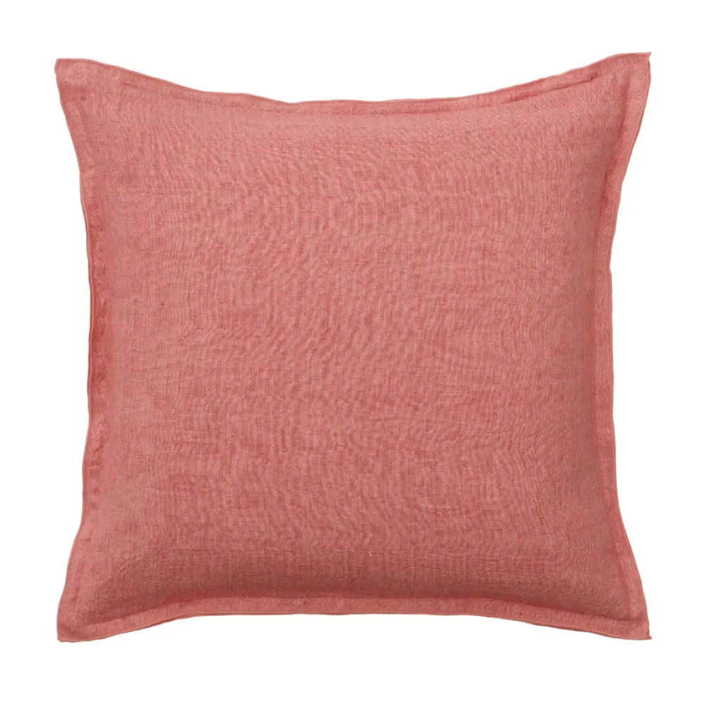 Bungalow Denmark Kissenhülle 50x50cm Leinen Old Rose