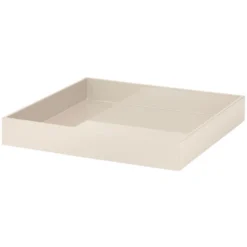 Bungalow Denmark Lackiertes Tablett Cream 40x40