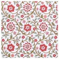 Bungalow Denmark Papierserviette 40x40cm Roja Scarlet 50 Stk.