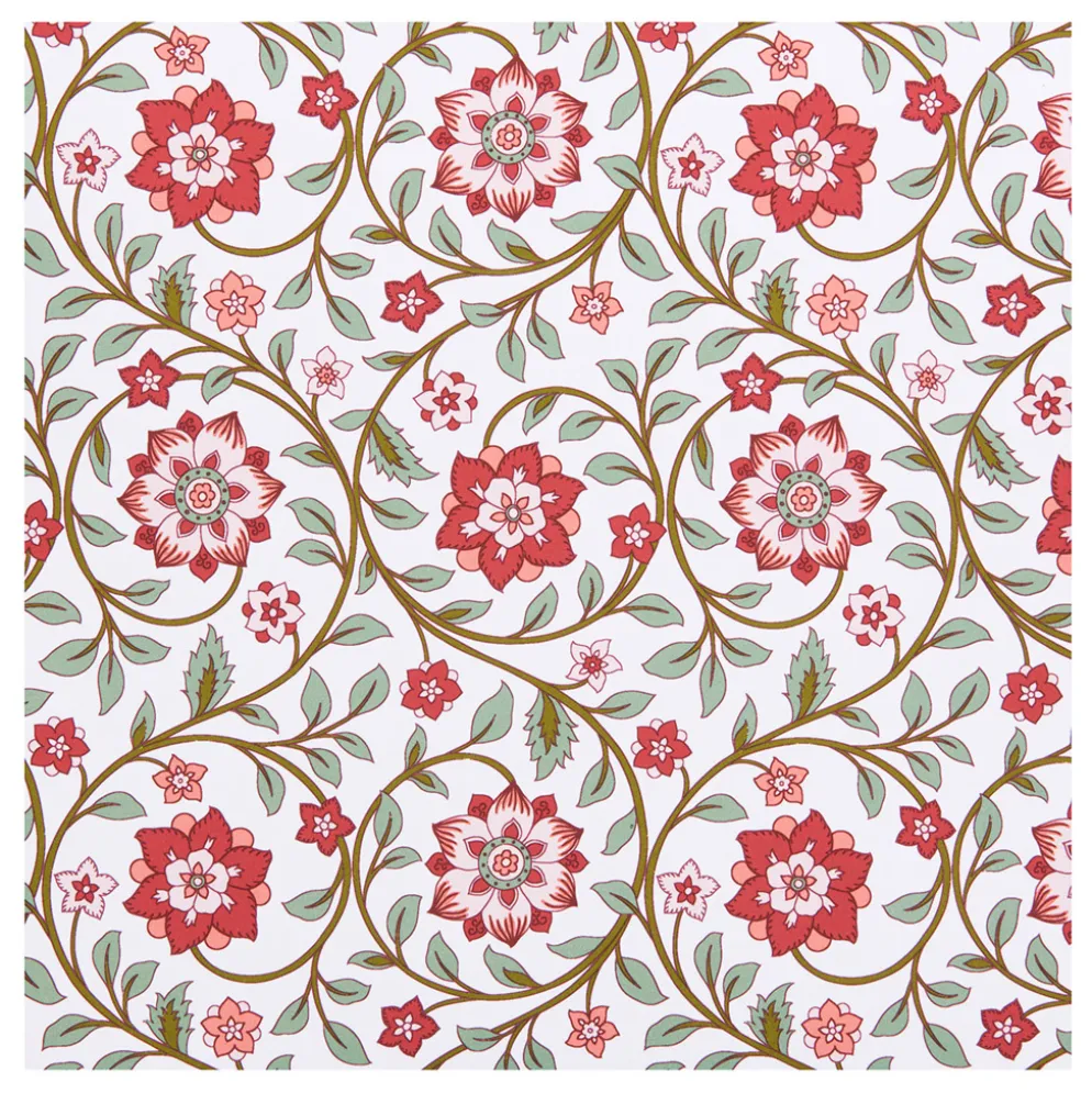 Bungalow Denmark Papierserviette 40x40cm Roja Scarlet 50 Stk.