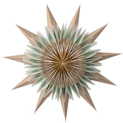 Bungalow Denmark Papierstern Equinox Mint 70cm