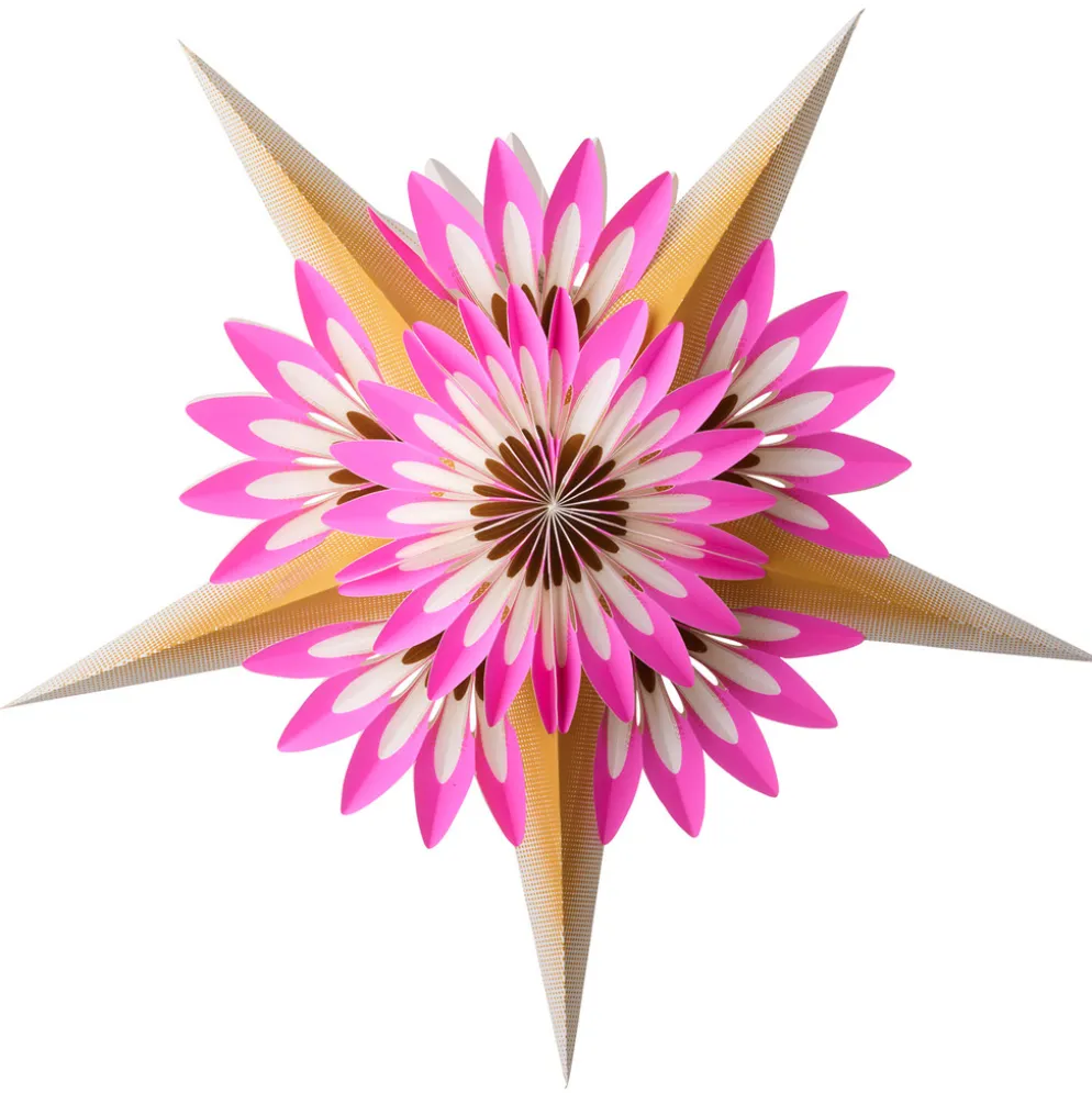 Bungalow Denmark Papierstern Aurora Fuchsia 70cm