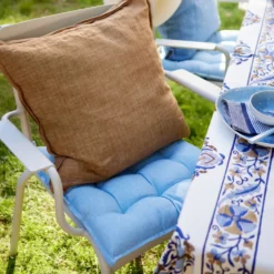 Bungalow Denmark Sitzkissen 45x45cm Milan Ocean Blue