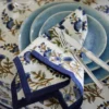 Bungalow Denmark Stoffserviette 45x45cm Calla Indigo 4er-Set