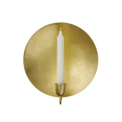 Bungalow Denmark Wandlicht Kerzenhalter Golden Round