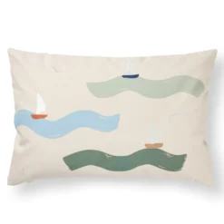 Dear April Cinna Kissen bestickt 40x60 cm Big Waves