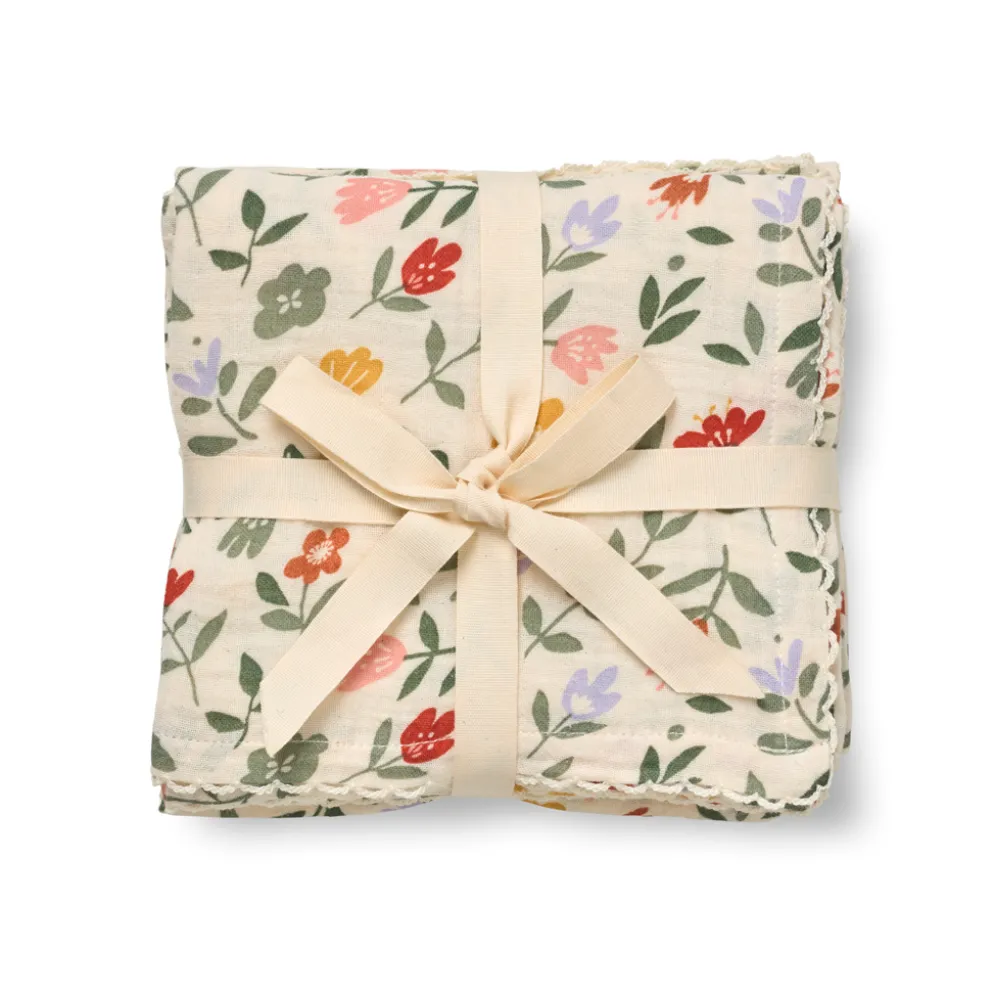 Dear April Mio Musselintuch Flower Market 3er-Set