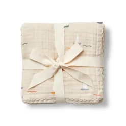 Dear April Mio Musselintuch Pond Boats 3er-Set