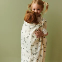 Dear April Murray Babydecke Swaddle-Tuch Blueberries
