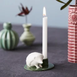 Dottir Nordic Design Kerzenhalter Sweet Stories Hedgehog Moss