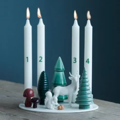 Dottir Nordic Design Kerzenhalter Advent Winter Stories Woodland