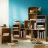 FDB Møbler B98 - Sockel für Bücherregal Natur 10 x 36 x 17 cm