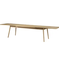 FDB Møbler C35C Esstisch 92 x 220 cm ausziehbar Eiche lackiert