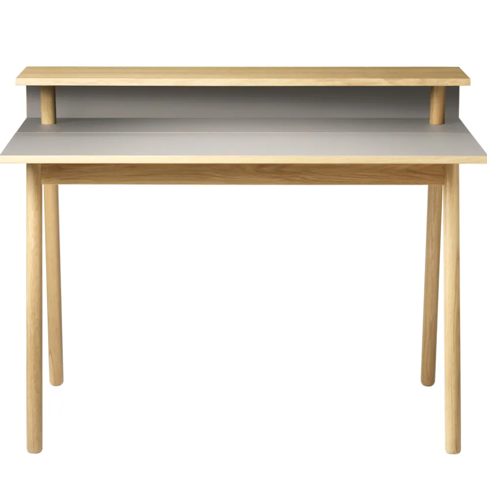 FDB Møbler C68 - Nørrebro Schreibtisch Eiche/Mushroom