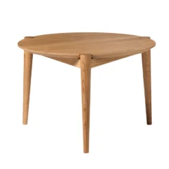 FDB Møbler D102 Søs Couchtisch Ø: 55 cm massive Eiche geölt